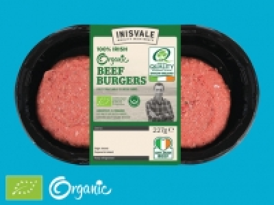 INISVALE Organic Beef Burgers