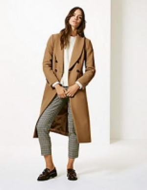 Wool Blend Double Breasted Coat 140.00 €