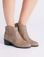 Marks and Spencer  Block Heel Western Boots