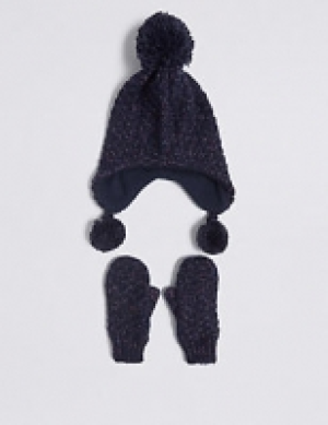 Kids Trapper Hat & Mittens Set 19.00 €