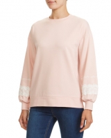 Dunnes Stores  Lace Trim Sweatshirt