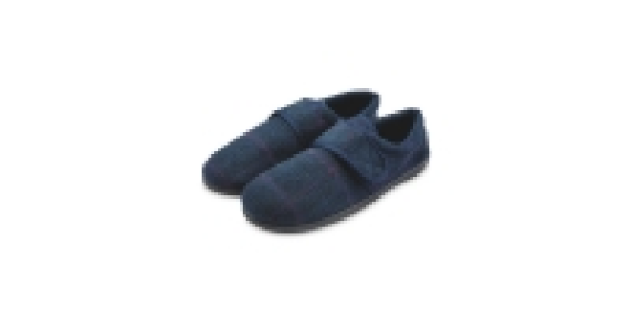 Aldi  Avenue Navy Touch & Close Slippers