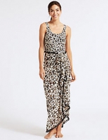 Marks and Spencer  Animal Print Swimsuit Set with Sarong