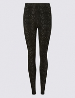 Marks and Spencer  Cotton Rich Printed Leggings