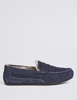 Marks and Spencer  Suede Slippers with Thinsulate