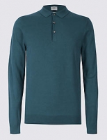 Marks and Spencer  Cotton Rich Knitted Polo