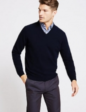 Pure Extra Fine Lambswool V-Neck Jumper 47.50 €