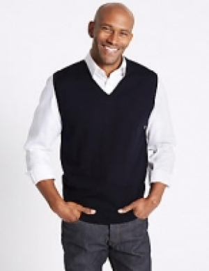 Pure Merino Wool Sleeveless Jumper 40.00 €