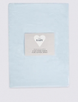 Marks and Spencer  2 Pack Pure Cotton Jersey Fitted Cot Sheet