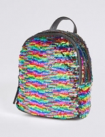 Marks and Spencer  Kids Rainbow Sequin Backpack