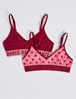 Marks and Spencer  2 Pack Stars & Dance Crop Tops (6-16 Years)