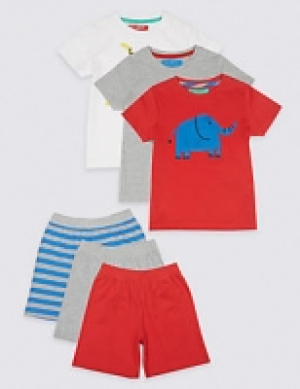 3 Pack Short Pyjamas (1-7 Years) 33.00 €