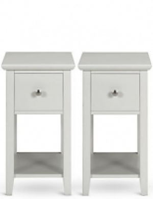 Set of 2 Hastings Grey Compact Bedside Chests 201.00 €
