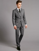 Marks and Spencer  Grey Slim Fit Italian Wool Jacket