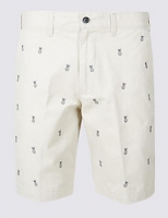 Marks and Spencer  Pure Cotton Embroidered Shorts