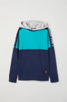 HM   Jersey hooded top