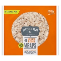 Centra  Fitzgeralds 120 Cal Multiseed Wraps 6pce
