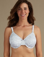Marks and Spencer  Smoothing Lace Minimiser Full Cup Bra C-G