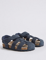 Marks and Spencer  Kids Suede Riptape Fisherman Sandals (5 Small - 12 Small)
