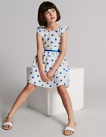 Marks and Spencer  Spotted Pure Cotton Dress (3-16 Years)