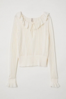 HM   Frilled knitted jumper