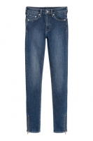 HM   Skinny Regular Zip Jeans