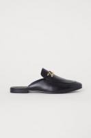 HM   Leather slip-on loafers
