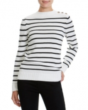 Stripe Button Detail Crew-Neck 20.00&nbsp;&euro;