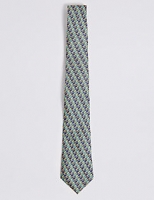 Marks and Spencer  Pure Silk Monkey Print Tie