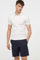 HM   Silk-blend polo shirt