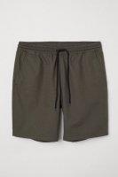 HM   Textured-weave cotton shorts