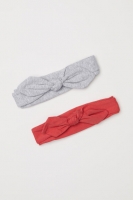 HM   2-pack jersey hairbands