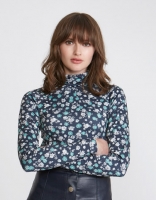Dunnes Stores  Print Turtle Neck Top