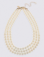 Marks and Spencer  Triple Row Necklace