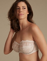 Marks and Spencer  Embroidered Non-Padded Strapless Bra DD-GG