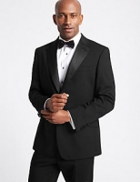 Marks and Spencer  Big & Tall Black Regular Fit Tuxedo Suit