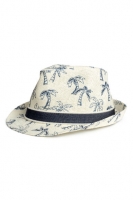 HM   Patterned straw hat