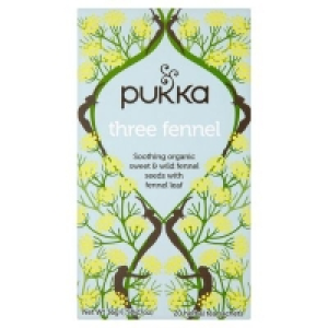 Pukka Organic Three Fennal Herbal Tea 36g