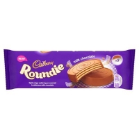 Centra  Cadbury Roundie Milk Chocolate Biscuits 5 Pack 150g