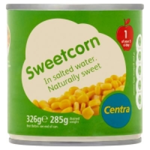 Centra Sweetcorn 326g 0.75 €