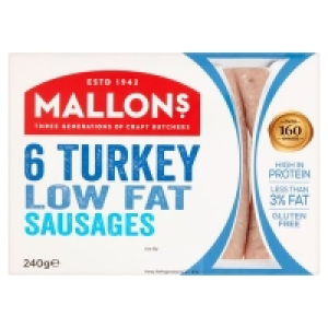 Mallons Low Fat Gluten Free Turkey 240g 3.00 €