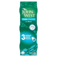 Centra  John West Tuna Chunks In Brine 3 Pack 240g