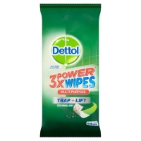 Centra  Dettol 3Xpower Gel Mpc Wipes 64pce