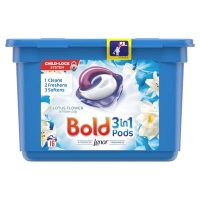 Centra  Bold 3In1 Lotus & Water Lily Pods 16 Wash 422g