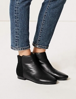 Marks and Spencer  Leather Side Zip Ankle Boots