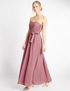 Detachable Straps Pleated Maxi Dress 120.00 €