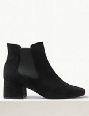 Block Heel Square Toe Chelsea Boots 49.00 €