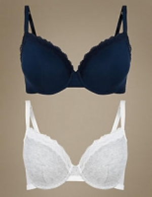 2 Pack Padded Plunge Bras DD-G 33.00 €