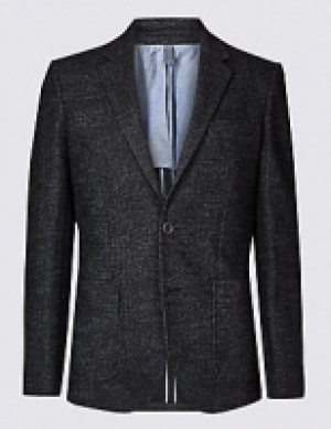 Charcoal Herringbone Tailored Fit Jacket 135.00 €