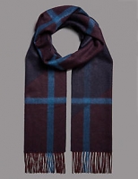 Marks and Spencer  Pure Cashmere Check Scarf